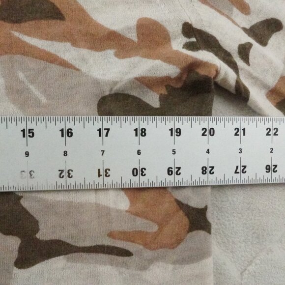 Zadig & Voltaire Kennedy Desert Camouflage Cashmere Sweater Womens Large - Picture 6 of 10